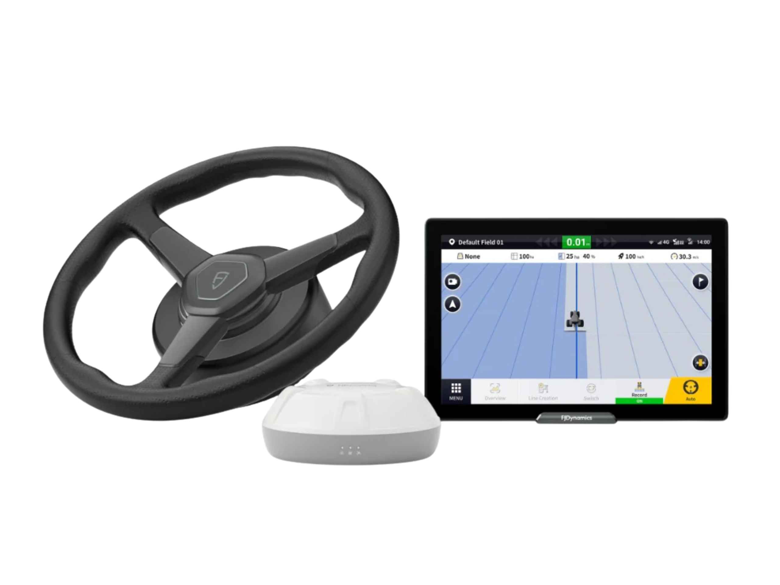 FJDynamics AT2 MAX paralleelsõidu seade roolijuhtimisega