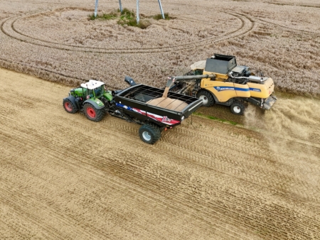 Vilja ümberlaadimise haagis