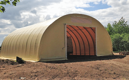 Shelterall tenthall 10x21m. UUS 1 Tenthall kohe laost 530x280 1